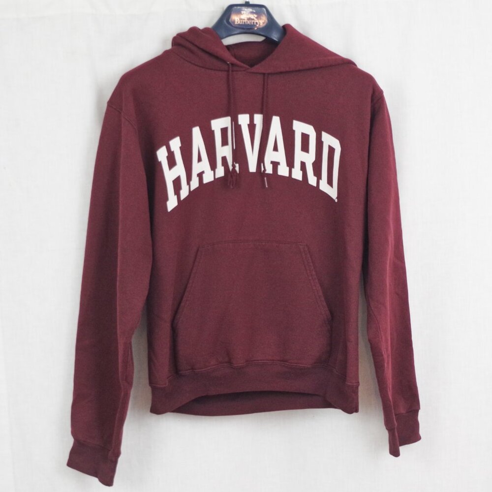 Y2K Harvard Champion Hooded Sweatshirt Small